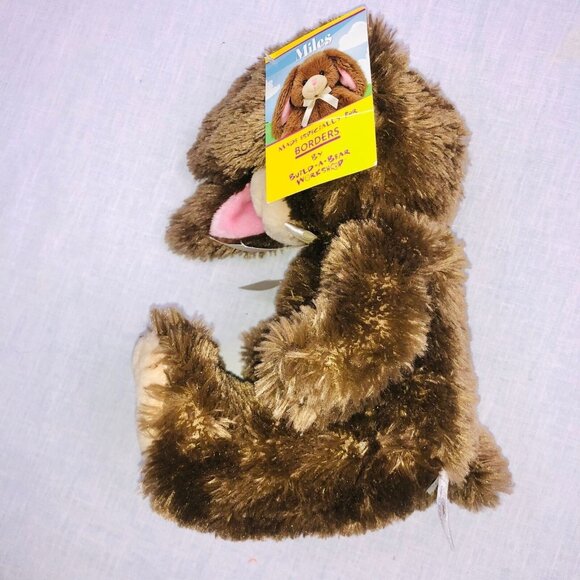 Build a Bear Miles Brown Bunny Rabbit Plush Stuffed Borders Easter 10" New - Picture 5 of 10